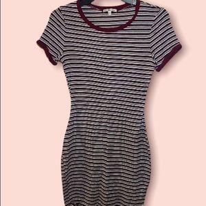 Charlotte Russe Striped T-shirt dress